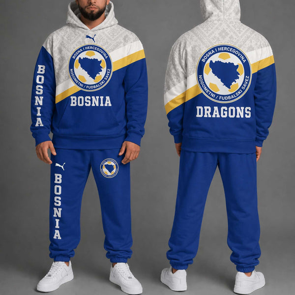Bosnia World Cup 2026 Hoodie Jogger Set PL001