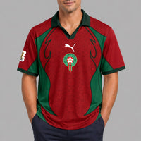 Morocco World Cup 2026 Collar Soccer Jersey PVT01