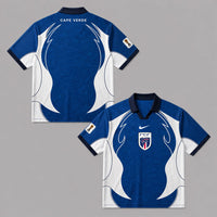 Cape Verde World Cup 2026 Collar Soccer Jersey PVT01
