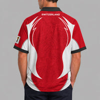 Switzerland World Cup 2026 Collar Soccer Jersey PVT01
