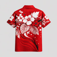 Tunisia World Cup 2026 Floral Hawaiian Shirt PVT02