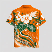 Ivory Coast World Cup 2026 Floral Hawaiian Shirt PVT02