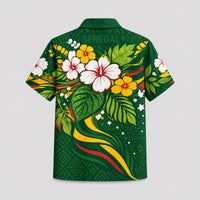 Senegal World Cup 2026 Floral Hawaiian Shirt PVT02