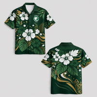 Saudi Arabia World Cup 2026 Floral Hawaiian Shirt PVT02