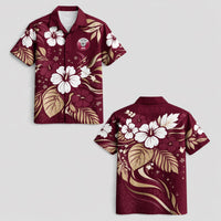 Qatar World Cup 2026 Floral Hawaiian Shirt PVT02