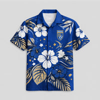 Kosovo World Cup 2026 Floral Hawaiian Shirt PVT02