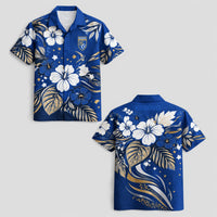 Kosovo World Cup 2026 Floral Hawaiian Shirt PVT02