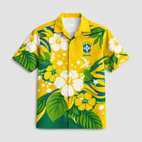 Brazil World Cup 2026 Floral Hawaiian Shirt PVT02