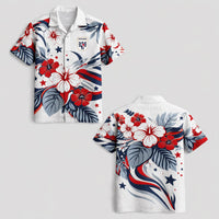 Panama World Cup 2026 Floral Hawaiian Shirt PVT02