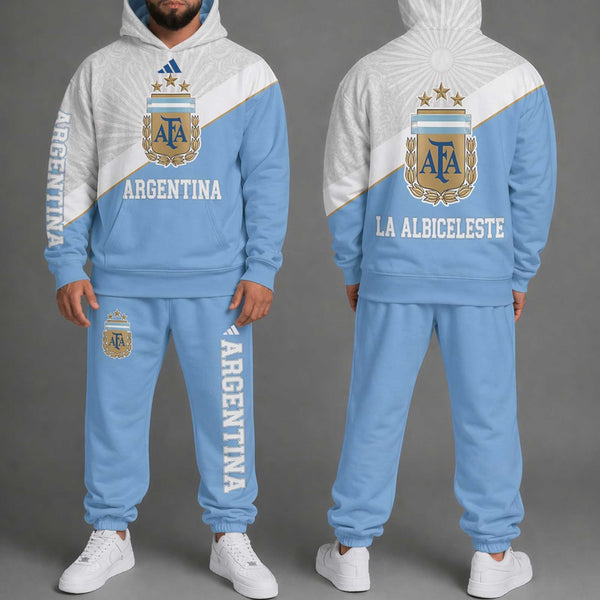 Argentina World Cup 2026 Hoodie Jogger Set PL001