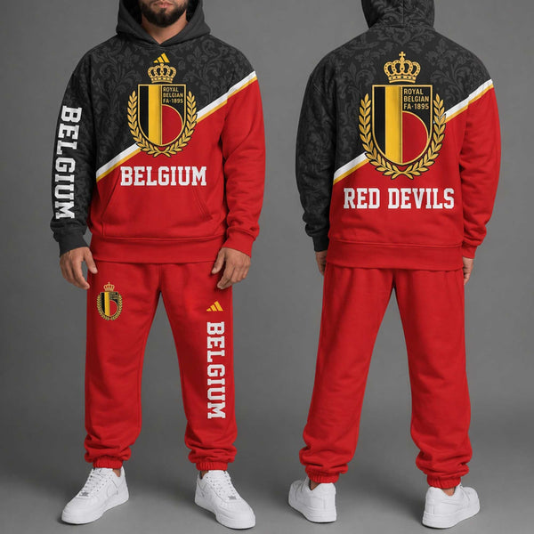 Belgium World Cup 2026 Hoodie Jogger Set PL001