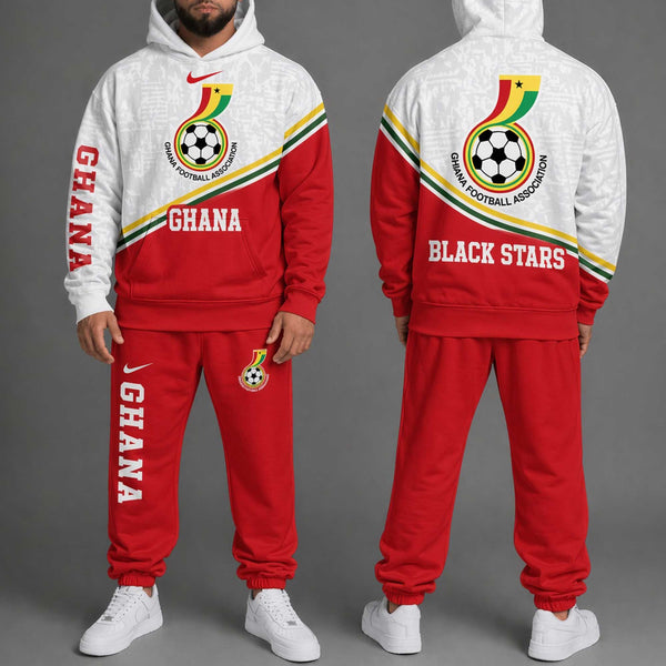 Ghana World Cup 2026 Hoodie Jogger Set PL001