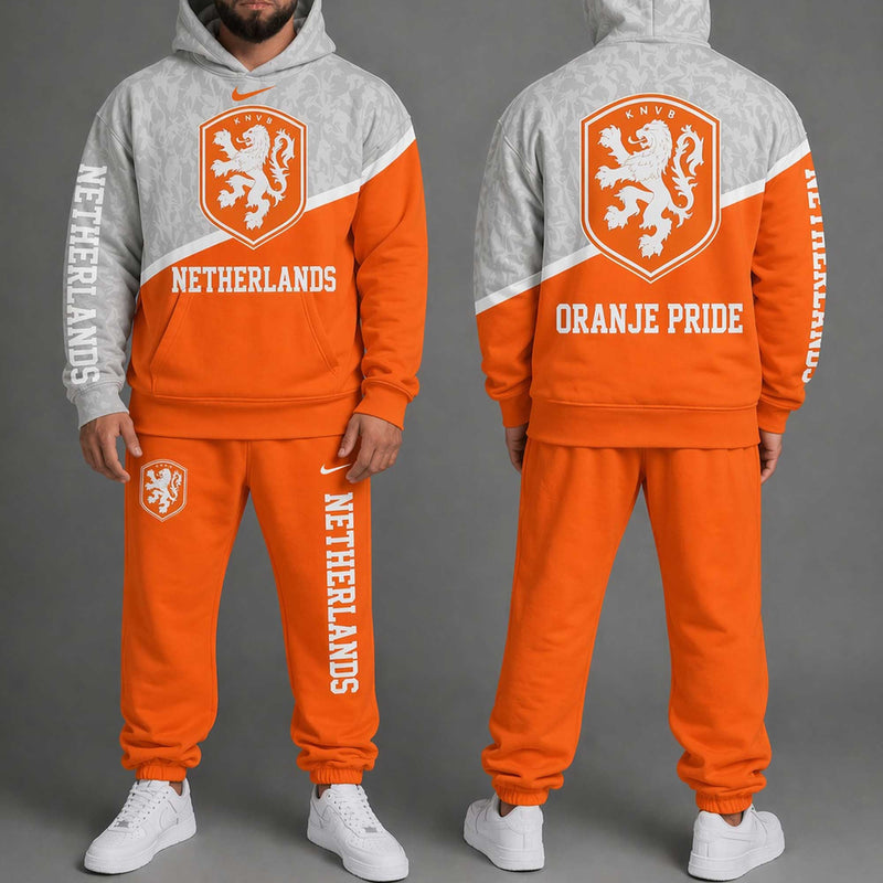 Netherlands World Cup 2026 Hoodie Jogger Set PL001