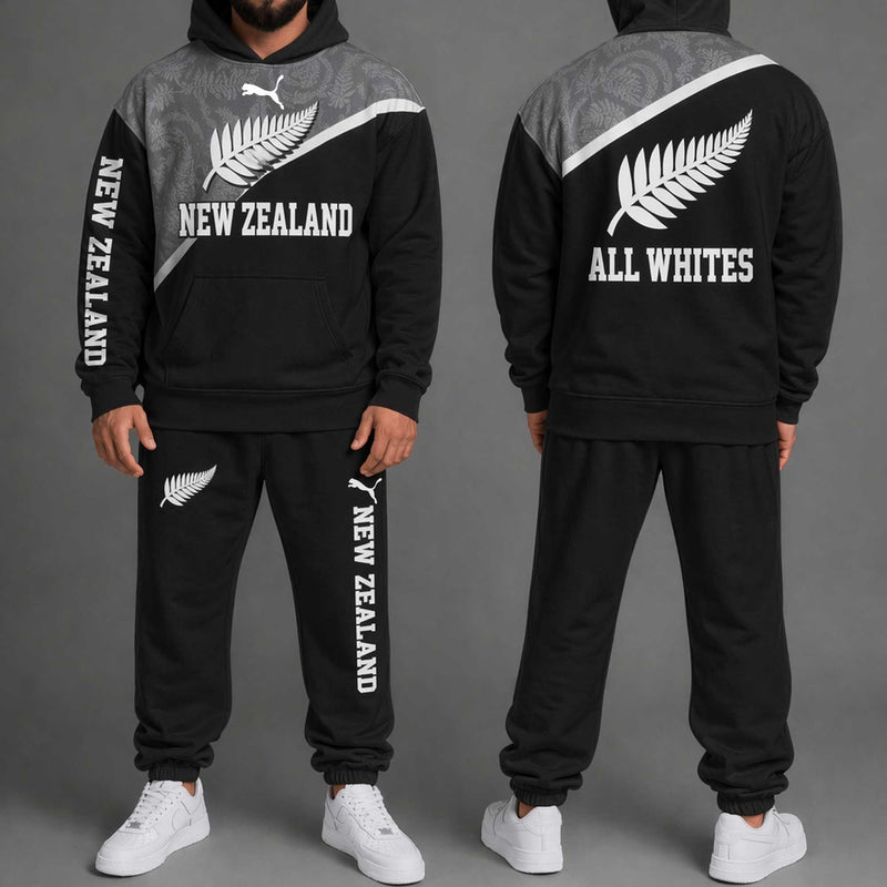 New Zealand World Cup 2026 Hoodie Jogger Set PL001