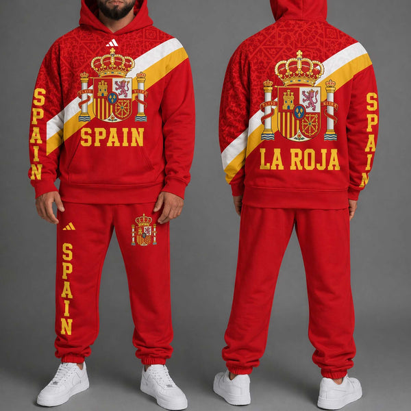 Spain World Cup 2026 Hoodie Jogger Set PL001