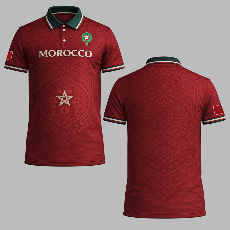 Morocco Heritage World Cup 2026 Polo PL002