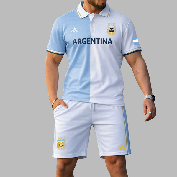 Argentina 2026 World Cup Polo Short Set PL004