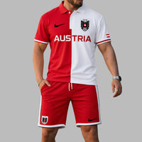 Austria 2026 World Cup Polo Short Set PL004