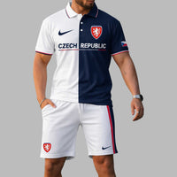 Czech Republic 2026 World Cup Polo Short Set PL004