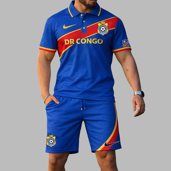 Dr Congo 2026 World Cup Polo Short Set PL004