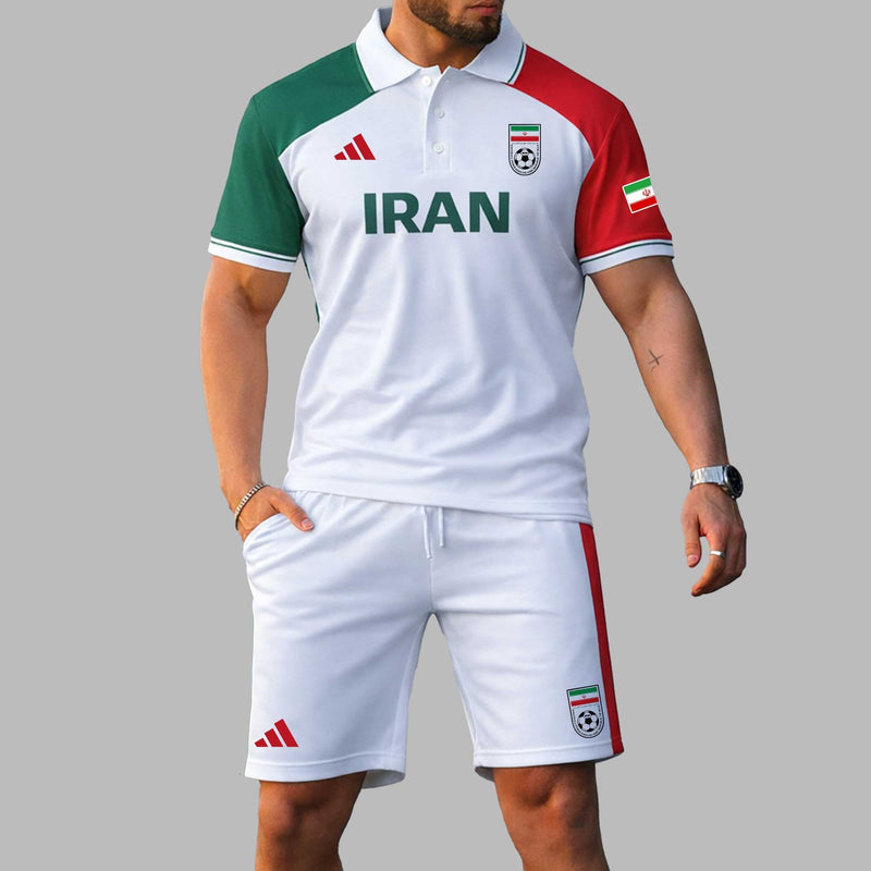 Iran 2026 World Cup Polo Short Set PL004