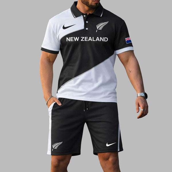 New Zealand 2026 World Cup Polo Short Set PL004