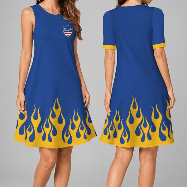CuraÃao World Cup 2026 Summer Dress Flame Dress
