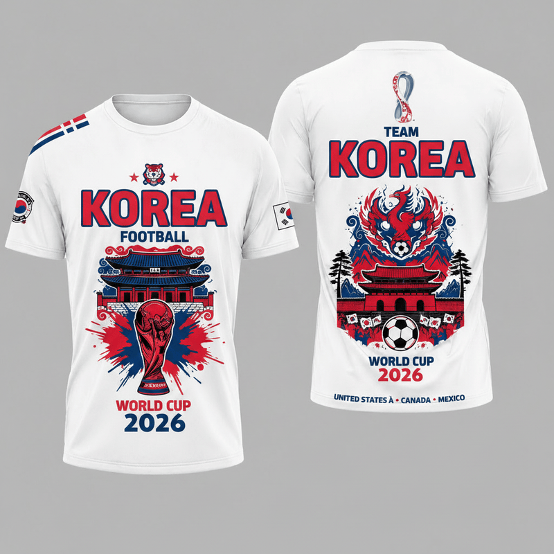 South Korea World Cup 2026 T-Shirt Heritage_Shirt