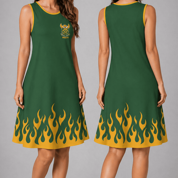 South Africa World Cup 2026 Summer Dress Flame Dress