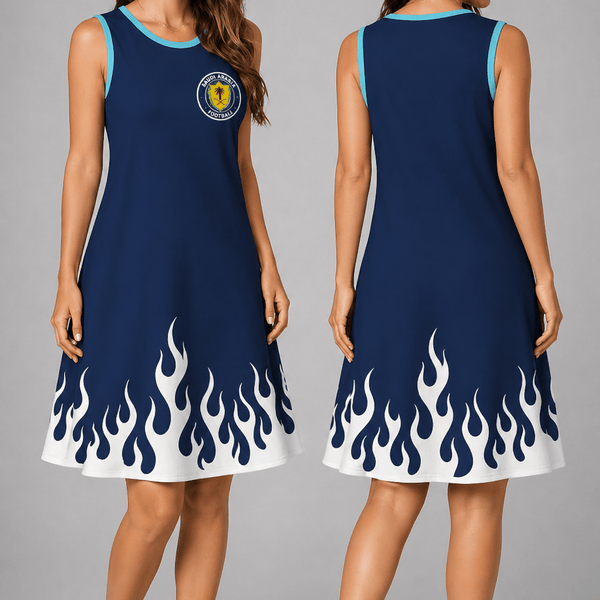 Scotland World Cup 2026 Summer Dress Flame Dress
