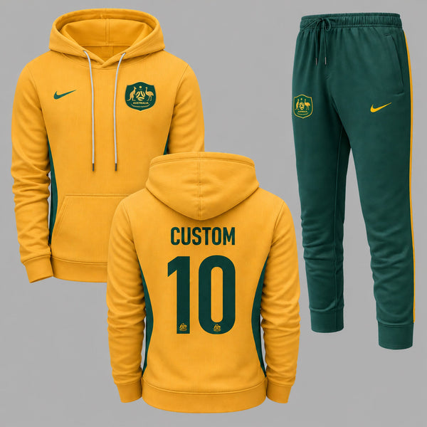 Australia 2026 World Cup Home Hoodie Jogger Set PVT03