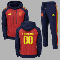 Spain 2026 World Cup Home Hoodie Jogger Set PVT03
