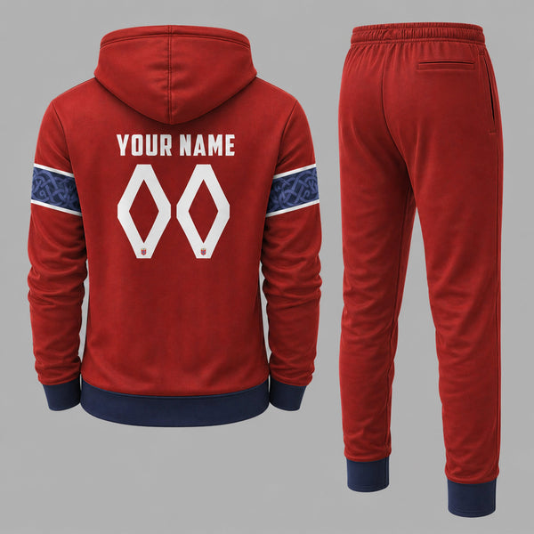 Norway 2026 World Cup Home Hoodie Jogger Set PVT03