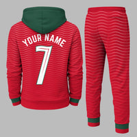 Portugal 2026 World Cup Home Hoodie Jogger Set PVT03