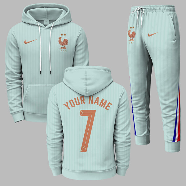 France 2026 World Cup Away Hoodie Jogger Set PVT03