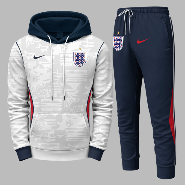 England 2026 World Cup Away Hoodie Jogger Set PVT03