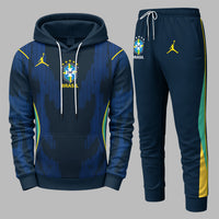 Brazil 2026 World Cup Away Hoodie Jogger Set PVT03