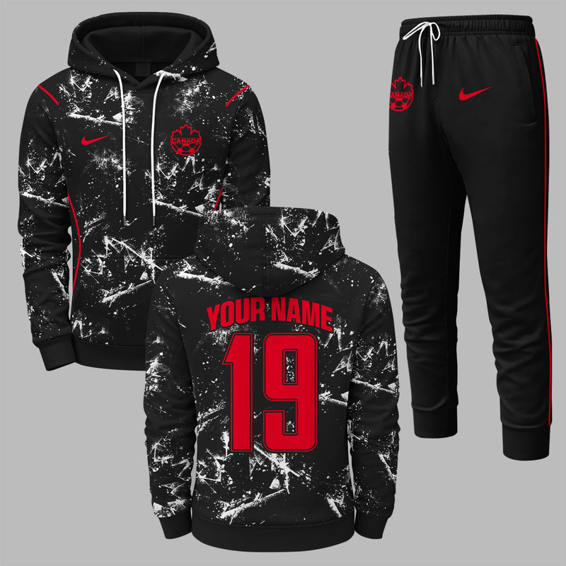 Canada 2026 World Cup Away Hoodie Jogger Set PVT03