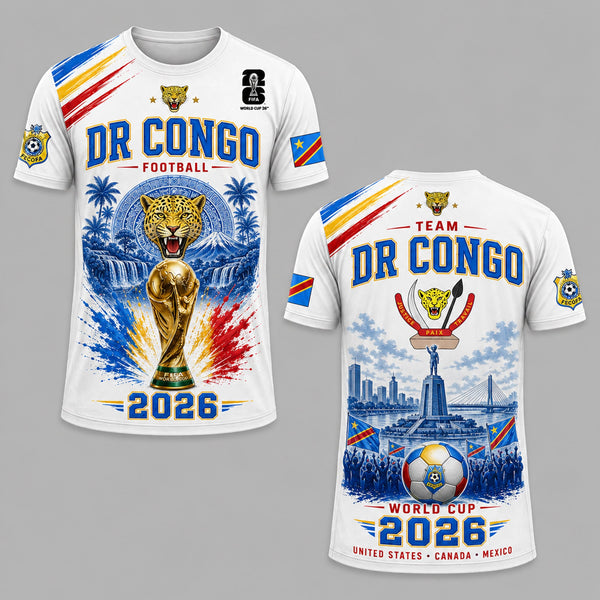 DR Congo World Cup 2026 Premium T-Shirt PVT011