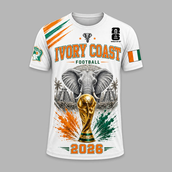Ivory Coast World Cup 2026 Premium T-Shirt PVT011