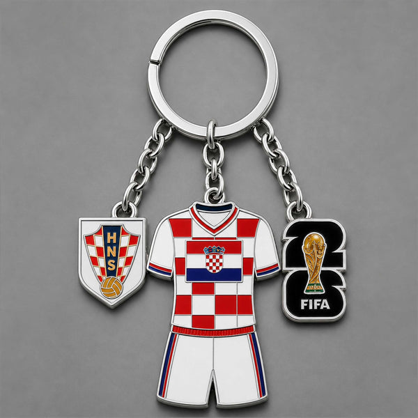 Croatia World Cup 2026 Keychain
