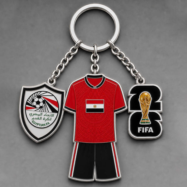 Egypt World Cup 2026 Keychain