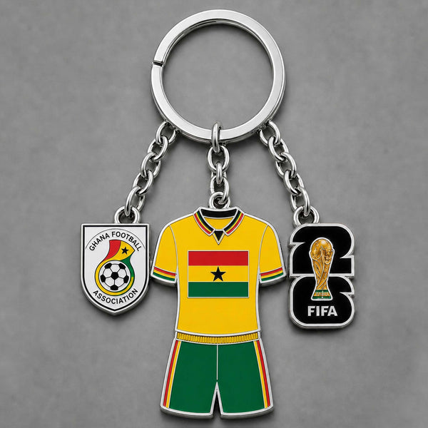 Ghana World Cup 2026 Keychain