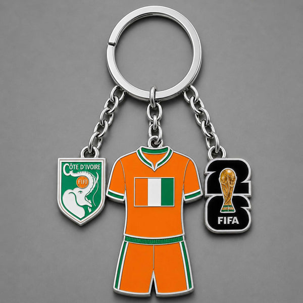 Ivory Coast World Cup 2026 Keychain