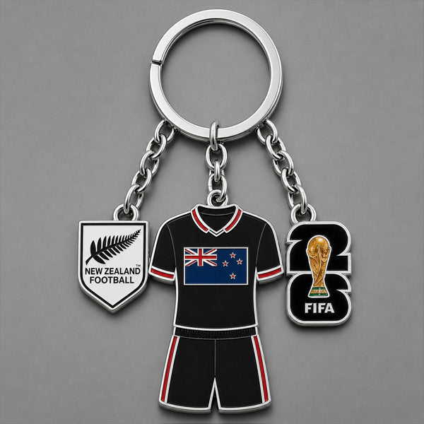 New Zealand World Cup 2026 Keychain