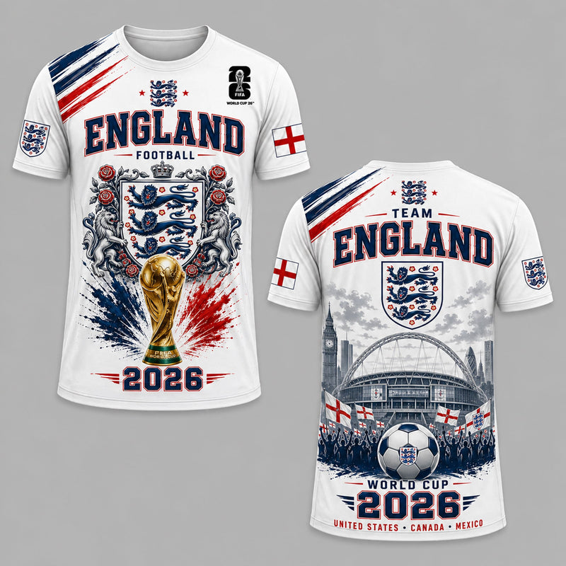 England World Cup 2026 Premium T-Shirt PVT011