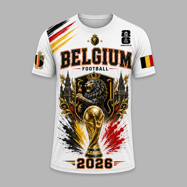 Belgium World Cup 2026 Premium T-Shirt PVT011