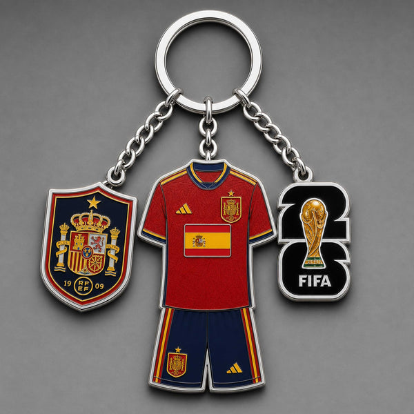 Spain World Cup 2026 Keychain