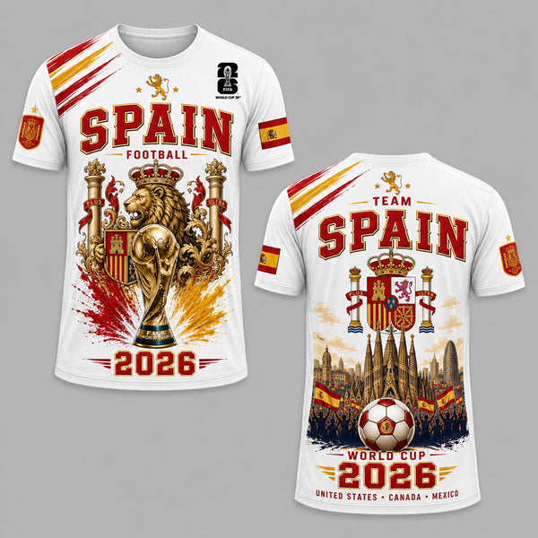 Spain World Cup 2026 Premium T-Shirt PVT011