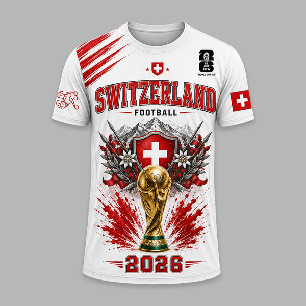 Switzerland World Cup 2026 Premium T-Shirt PVT011
